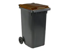 Mini-container 240 Liter Grijs Bruin