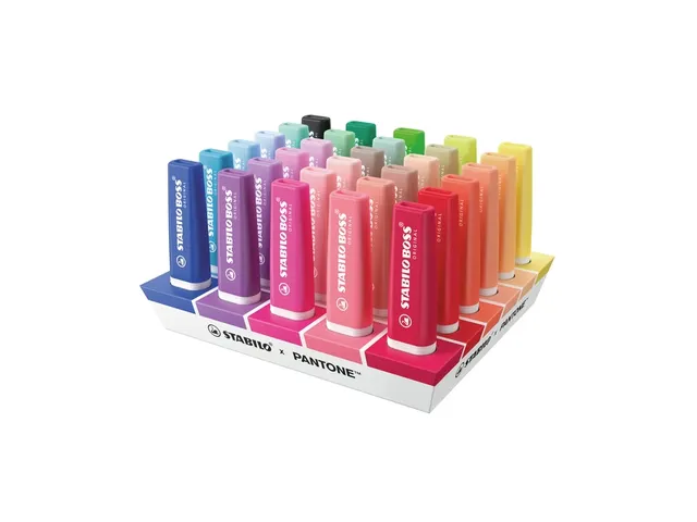 Markeerstift STABILO BOSS Pantone 30st assorti