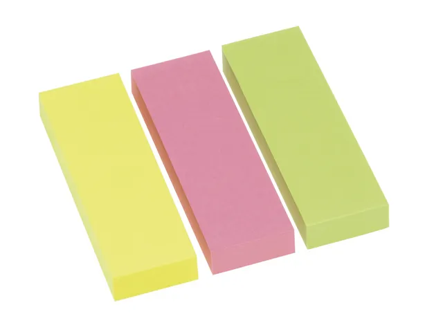 Info Page Marker Papier brillant 25x75mm 3 couleurs
