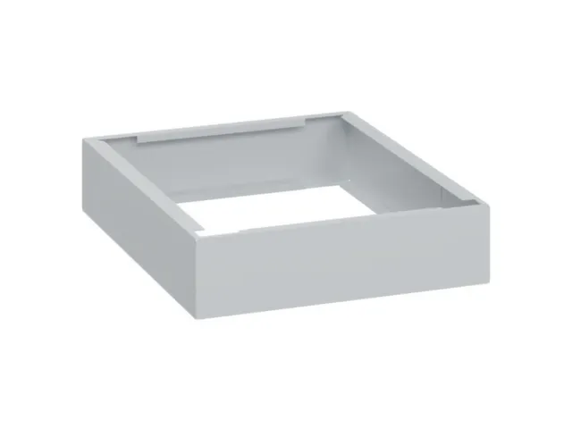 sokkel,HxBxD 100x400x500mm,kunststof,RAL7035,meerprijs