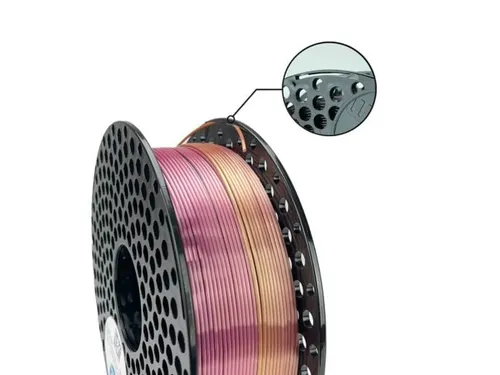 Azurefilm PLA Silk 3D filament 1,75mm Rainbow Tropicana 1kg