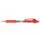 Balpen Retractable Medium Punt Rood