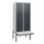 locker met bank,HxBxD 1950x800x815mm,2vak,vak B 400mm,draaigrendel