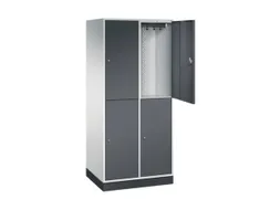 grootvolume garderobekast,HxBxD 1950x820x600mm,2x2vak.,vak B 360mm
