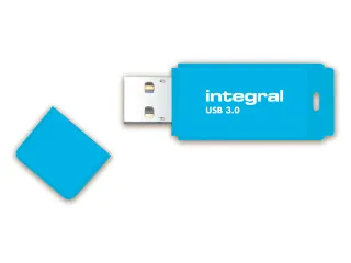 USB stick 2.0 Integral Neon USB-A 32GB blauw - 3