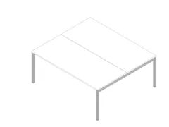 In hoogte verstelbare benchtafel,HxBxD 680-760x1800x1600mm,blad wit