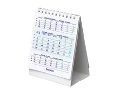 3-Maandsbureaukalender 2027 Brepols 10.5x13cm