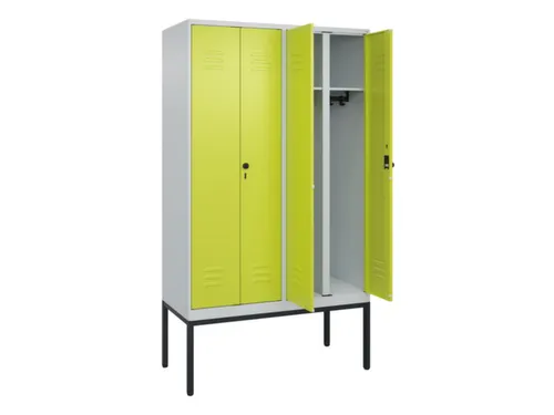 locker voor scheiding van kleding,HxBxD 2120x1200x500mm,4vak