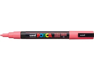 uni-ball Paint Marker op waterbasis Posca PC-3M koraalrood - 3
