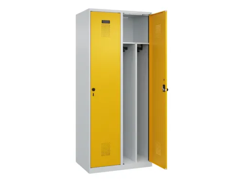 locker voor scheiding van kleding,HxBxD 1850x800x500mm,2vak