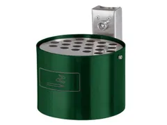 Asbak Rond 4 liter 135x200mm Binnen/Buitengebruik Mosgroen