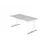 In hoogte verstelbaar bureau,HxBxD 680-850x1600x800mm,blad grijs