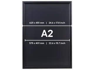 Kliklijst Europel Economy A2 25Mm Zwart - 9