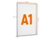 Cadre clipsable Durable A1 aluminium Outdoor