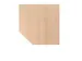 angle de liaison lxP 1200x1200mm panneau chêne angulaire