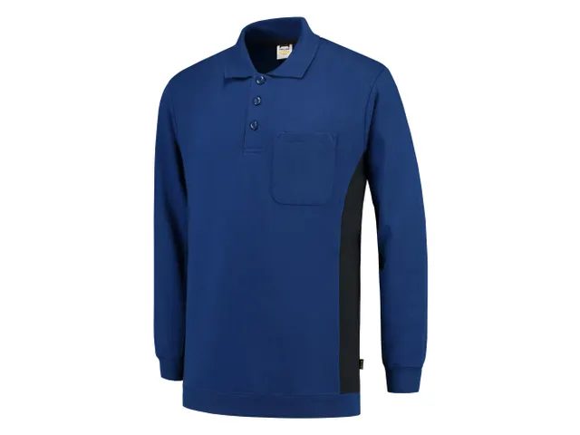 Tricorp TS2000 302001 Bicolor polosweater, korenblauw/marineblauw, maa