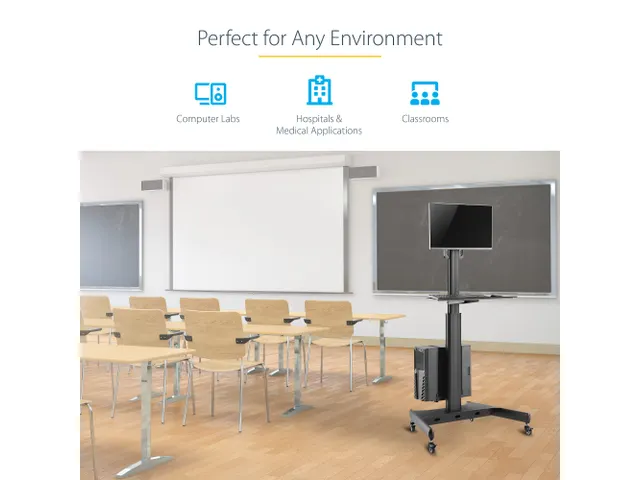 Mobiele Werkplek met Monitorsteun CPU Houder