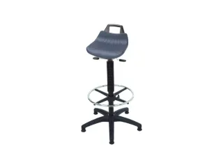 Stahulp Comfort Blauw Pu 630-890mm Neig Vloerglijders Voetenring Zwart - 1