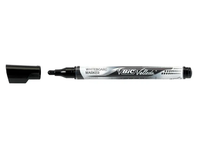 Viltstift Bic Velleda liquid whiteboard rond medium zwart