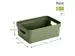Boîte de rangement Sigma Home 9L vert foncé - 35 x 24,6 x 12,2 cm