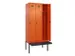 locker met bank,voor scheiding van kleding,HxBxD 2120x900x815mm,3vak