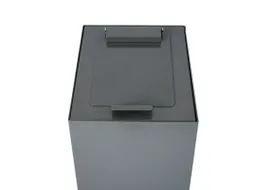 Top met klepdeksel voor modulaire afvalscheidingsunit Donkergrijs