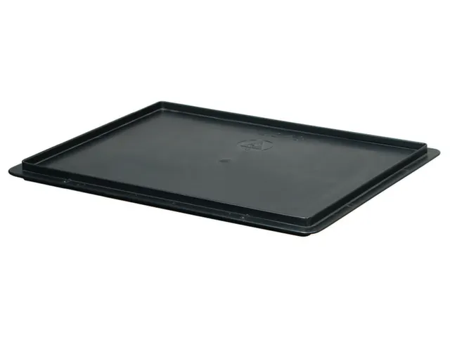 couvercle indépendant,PP,p. bac gerbable ESD,lxP 400x300mm,noir