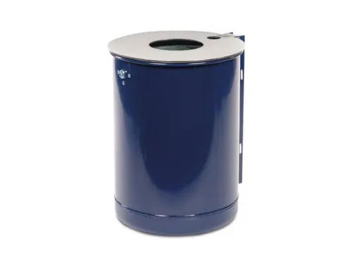 afvalbak,HxØ 950x380mm,afvalbak inhoud 46,5l,wand/paal