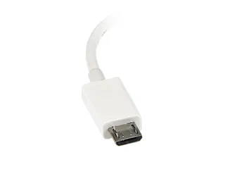 12 cm witte micro-USB naar USB-OTG hostadapter M/F - 2