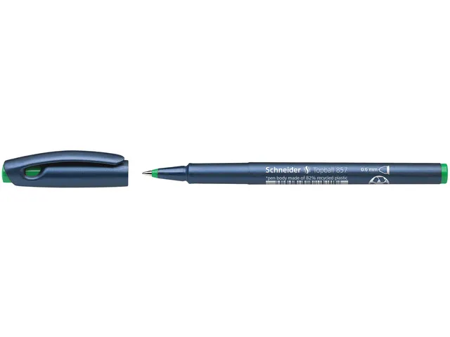 rollerball Schneider Topball 857 0.6mm groen