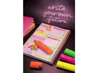 Markeerstiften Faber-Castell Deskset 24 kleuren, 7 neon, 9 pastel en 8 - 9