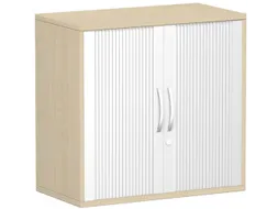jaloeziedeurkast,HxBxD 798x800x425mm,1xhouten vloer,2 OH,romp esdoorn