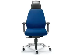 Dauphin 24-uurs draaistoel voor controlekamer Blauw