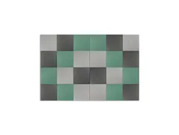 Akoestische PET-vilt wandtegels 30x30cm Petrol Groen 24 Stuks