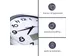 Aluminium Wandklok Lcd-display Thermometer Hygrometer & Weer 35.5cm