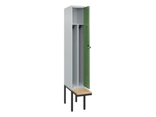 locker voor scheiding van kleding,HxBxD 2120x300x815mm,1vak