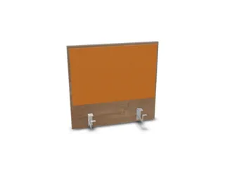 opzetpaneel,v. bureau,aanbouw achter,B 600mm,NT-cherry,BN3005-geel - 1