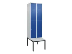 Dubbeldekse dekenkist,HxBxD 2120x600x815mm,2x2vak.,vak B 300mm