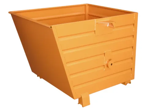 Kiepbak 1000x1500x1200mm 1.5m³ 140kg Draagverm. 2000kg Ral2000