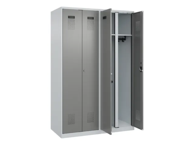 locker voor scheiding van kleding,HxBxD 1850x1200x500mm,4vak