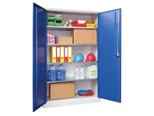 universele kast,HxBxD 1950x1200x600mm,RAL7035,front RAL5012
