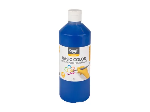 Plakkaatverf Creall basic donkerblauw 500ml