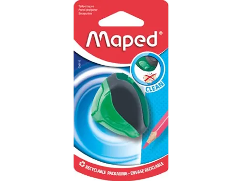 potloodslijper Clean 1-gaats, op blister