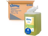 Kleenex 6386 Botanics luxe handreiniger Foam 6x1 Liter Groen