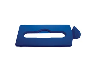 Deksel Papier Voor Slim Jim Recyclingstation Blauw - 1