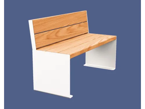 zitbank,B 1200mm,3latten,hout-zitting licht eikenhout,zitting H 450mm