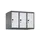 opzetkast,v. locker,3vak.,vak B 250mm,HxBxD 500x750x500mm,vleugeldeur