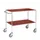 Tafelwagen,Draagverm. 150Kg,2Xstaalplaat,Staaletage,Zilverkleurig
