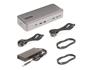 Dual-laptop USB-C KVM docking station dual 4K 60Hz DisplayPort dock - 3