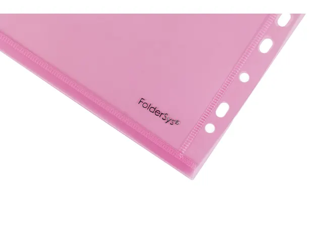 enveloptas rood A4 met perforatierand en klittenbandsluiting